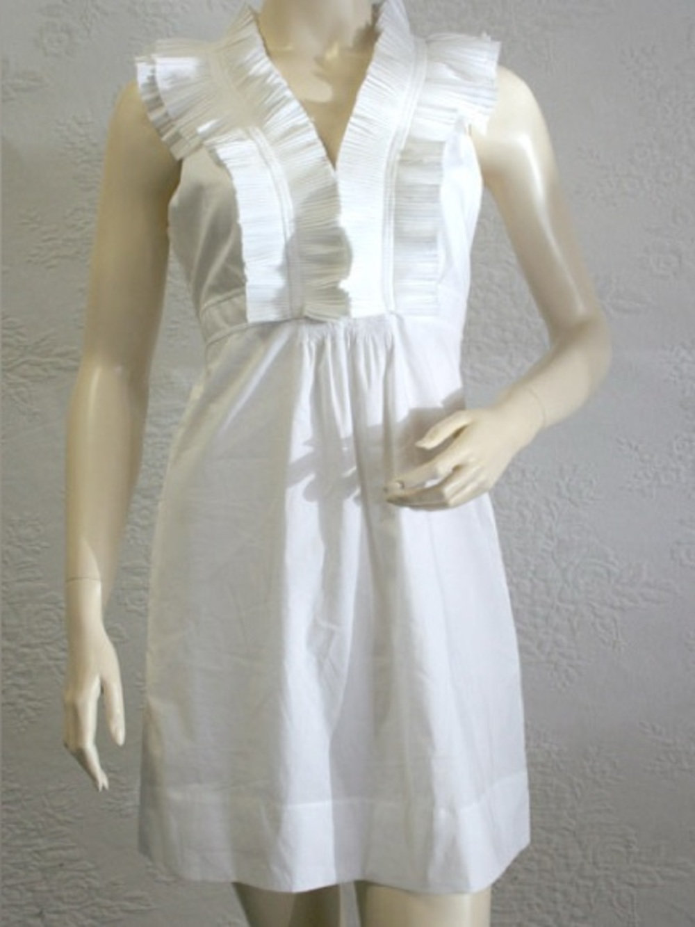 BCBG ruffle cocktail dress